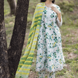 3 Piece - Printed Lawn
